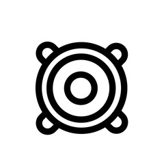woofer line icon