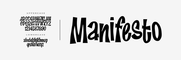 Creative retro Font,street art font dynamic graffiti font for modern bold marker logo, spirited expressive headline, youth urban vibes. Art typographic design. Vector typeset