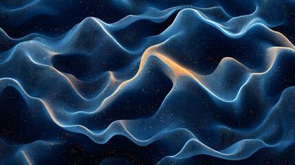 Obraz premium Abstract Digital Waves