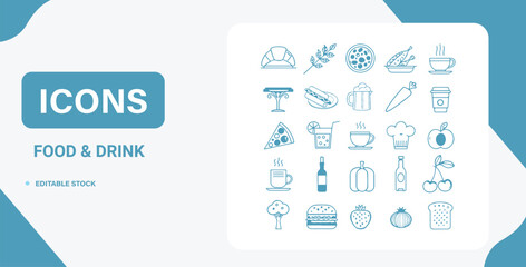 Food and Drink Icons