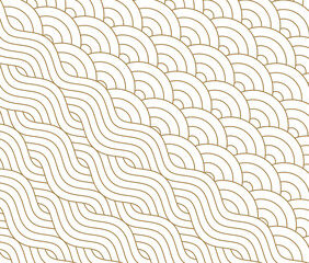 Japanese pattern in oriental geometric traditional style