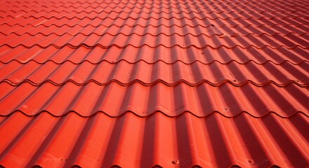 Crimson Waves AI Generated