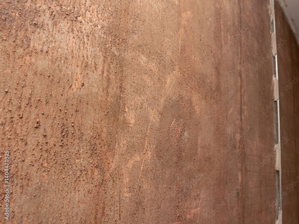Aufkleber a wall with a brownish color and a rough texture