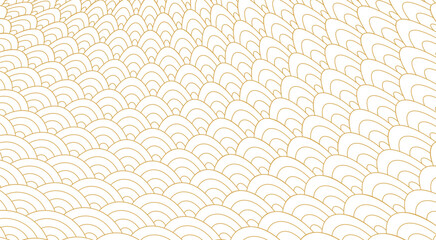 Abstract ocean wave pattern. wallpaper art. Japanese traditional pattern concept