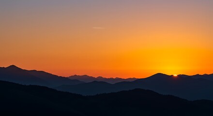 Fototapeta premium Golden Hour Embrace AI Generated