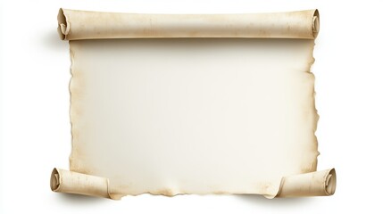 blank paper isolated on white background, Baking paper isolated, note blank paper tekstured