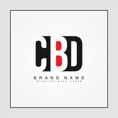 CBD Initial Letter Logo - Simple Monogram Logo