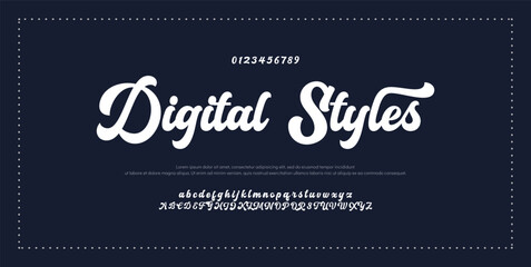 Hand drawn vector alphabet. Modern monoline signature script font. Elegant Signature Font. Best Alphabet Beautiful Calligraphy Signature Font