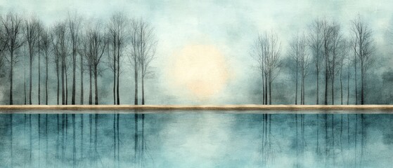 Tranquil Winter Landscape