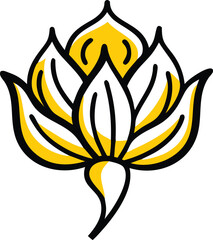 Borage, Yarrow, Coreopsis, Cornflower, Verbena, Allium, Alstroemeria, Bellflower, Bougainvillea, Bouvardia, flower logo icon