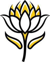 Borage, Yarrow, Coreopsis, Cornflower, Verbena, Allium, Alstroemeria, Bellflower, Bougainvillea, Bouvardia, flower logo icon