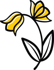 Borage, Yarrow, Coreopsis, Cornflower, Verbena, Allium, Alstroemeria, Bellflower, Bougainvillea, Bouvardia, flower logo icon