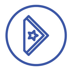 Obraz premium right arrow icon