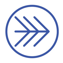 Fototapeta premium right arrow icon