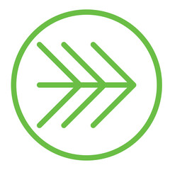 Fototapeta premium right arrow icon