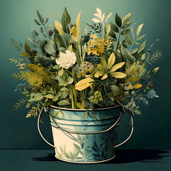 bouquet of yellow flowers