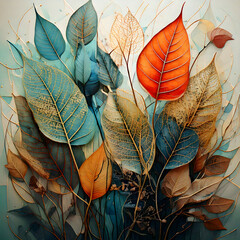 autumn leaves background