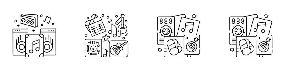 movie camera icon, movie camera line art - simple line art of movie camera, perfect for movie camera logos and icons