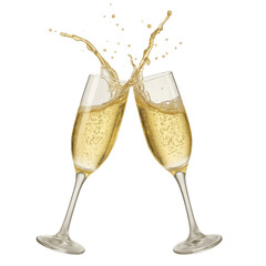 シャンパン　シャンパンで祝う華やかな瞬間　PNG