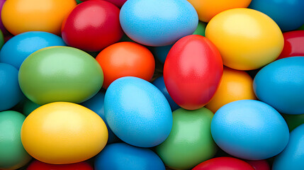 easter card, easter bunny with eggs, easter eggs and flowers, easter eggs in a basket, easter eggs and flowers on a white background, easter wall paper and background for social media	