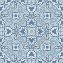 Seamless abstract pattern. Symmetrical texture. Kaleidoscope