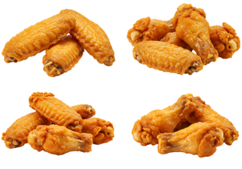 Crispy Fried Chicken Wings – High-Quality PNG Cutout