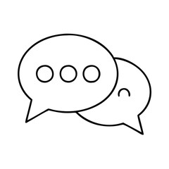 Communication bubbles speech dialogue chatting conversation message icons online communication social media internet texting chatting online messaging digital communication