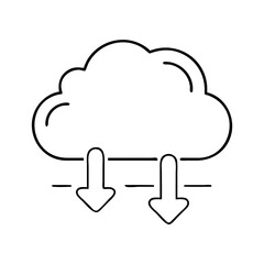 Cloud Computing Data Downloading Information Transfer Network Storage Backup
