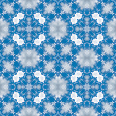 Seamless abstract pattern. Symmetrical texture. Kaleidoscope