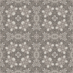 Seamless abstract pattern. Symmetrical texture. Kaleidoscope