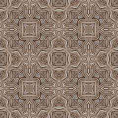 Seamless abstract pattern. Symmetrical texture. Kaleidoscope