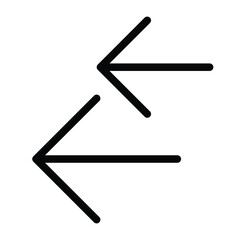 left arrow icon