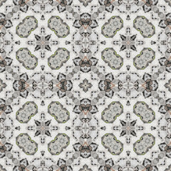 Seamless abstract pattern. Symmetrical texture. Kaleidoscope