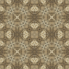 Seamless abstract pattern. Symmetrical texture. Kaleidoscope