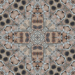 Seamless square pattern. Abstract texture background.