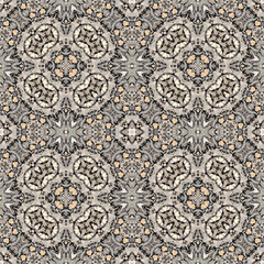 Seamless abstract pattern. Symmetrical texture. Kaleidoscope