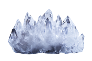 Sparkling Cluster of Quartz Crystals a Stunning Display of Nature s artistry with intricate formations and translucent