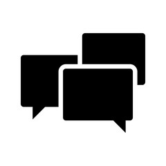 Message icon, chat icon. Collection of speech bubble icons, messages. Vector