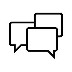 Fototapeta premium Message icon, chat icon. Collection of speech bubble icons, messages. Vector