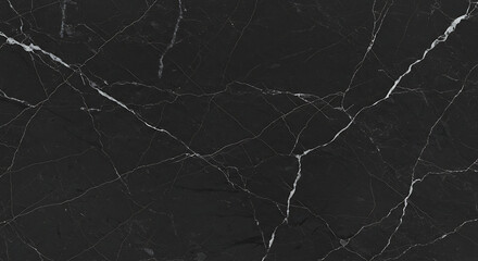 Black Marble Texture: Elegant Veins, Deep Shadow AI Generated