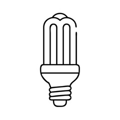 energy saving light bulb icon, energy saving light bulb line art - simple line art of energy saving light bulb, perfect for energy saving light bulb logos and icons