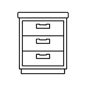 recommend clip art: filing cabinet icon, filing cabinet line art - simple line art of filing cabinet, perfect for filing cabinet logos and icons