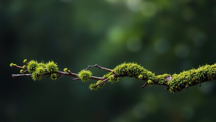 Moss-draped Branch: Natural Product Display