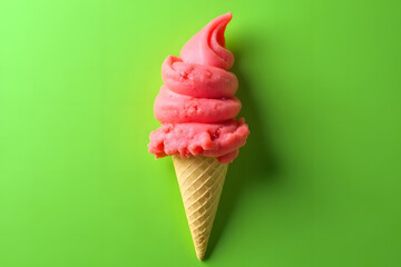 Popsicles made from bright red watermelon