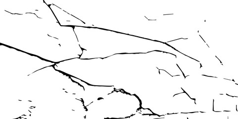 Transparent Background Vector Texture of Grunge Cracks and Fractured Earth – Realistic Dry Soil Pattern with Rough Distressed Overlay for Creative Use