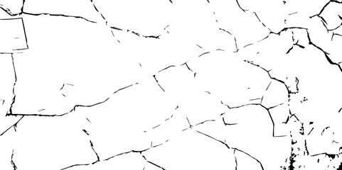 Transparent Background Vector Texture of Grunge Cracks and Fractured Earth – Realistic Dry Soil Pattern with Rough Distressed Overlay for Creative Use