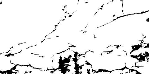 Vector Illustration of Cracked Ground Texture with Transparent Background – A Distressed Grunge Effect Featuring Natural Earth Line Patterns
