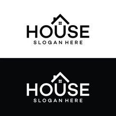 house logo vector icon illustration design