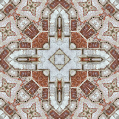 Seamless square pattern. Abstract texture background.