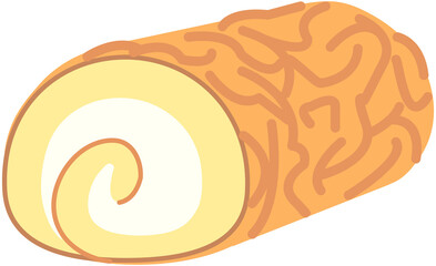 Tiger Skin roll cake
